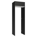 Ver imagem 1 de Porta-geladeira 73 Cm 1 Porta Basculante Preto/branco/preto Glamy Madesa