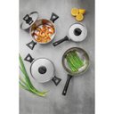 Ver imagem 3 de Jogo de Panelas Tramontina Brava Baquelite 4 Peças Aço Inox com Fundo Triplo