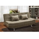 Ver imagem 2 de Sofá Cama Valencia 3 Lugares Reclinável Bege - Shop das Cabeceiras