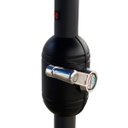 Ver imagem 5 de Ombrelone Base Central Redondo 2,7m Alumínio com Led 8 Varetas Piscina Importway Iwobcl-270 Cinza