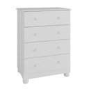 Ver imagem 7 de Cômoda Infantil Peroba Júnior Simples MDF Branco 4 Gavetas