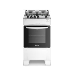 Fogão 4 Bocas Branco com Mesa Inox Atlas Mônaco Top Bivolt - 2
