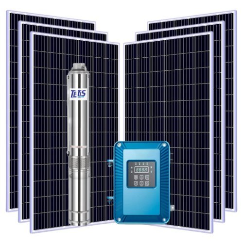 Kit Bomba Submersa Solar 1300W Até 90m ou 52.800L/dia - 1