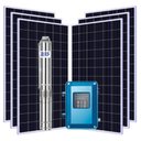 Ver imagem 1 de Kit Bomba Submersa Solar 1300W Até 90m ou 52.800L/dia
