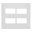 Ver imagem 2 de Placa 2 2 Posto 4x4 Branca 618514bc Pial Plus +