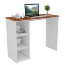 Ver imagem 2 de Escrivaninha Mesa Escritório Multifuncional 3 Nichos 100cm Aloha Yescasa