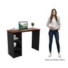 Escrivaninha Mesa Escritório Multifuncional 3 Nichos 100cm Aloha Yescasa - 6