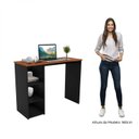 Ver imagem 6 de Escrivaninha Mesa Escritório Multifuncional 3 Nichos 100cm Aloha Yescasa