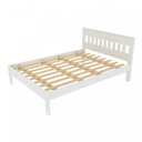Ver imagem 3 de Cama de Casal Clássica 196x146,7cm em MDP Branco