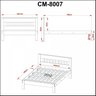 Cama de Casal Clássica 196x146,7cm em MDP  - 6