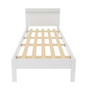 Ver imagem 3 de Cama de Solteiro 195x98,6cm em MDP Dormitório Branco