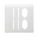 Ver imagem 1 de Placa 4x4 para 4 Interruptores e 2 Tomadas Universais 2p+t + Suporte Branco da Linha Novara - 1100/1