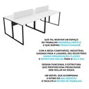 Ver mais imagens de Estação de Trabalho Mesa Plataforma Industrial 4 Lugares Office