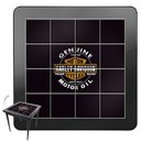 Ver imagem 2 de Cj Mesa Madeira Azulejo 80x80cm - Base 4pé 78cm + 2 Cadeiras 43 - Preta - Harley Davidson Genuine