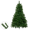 Ver imagem 2 de Árvore Natal New Michigan 450 Tips com Base Metal Verde 1,5m