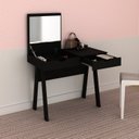 Ver imagem 2 de Penteadeira com Espelho 1 Gaveta Espresso Móveis