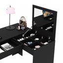 Ver imagem 5 de Escrivaninha Mesa Escritório Penteadeira 1 Gaveta Espresso Móveis