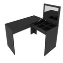 Ver imagem 3 de Escrivaninha Mesa Escritório Penteadeira em L com Espelho Espresso Móveis