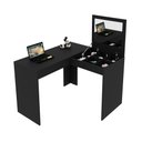 Ver imagem 5 de Escrivaninha Mesa Escritório Penteadeira em L com Espelho Espresso Móveis