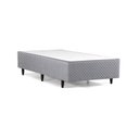 Ver imagem 1 de Base Box Solteiro 88x188x28cm Idea Cinza Herval