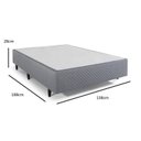 Ver imagem 2 de Base Box Casal 138X188X28XM 011358 Idea Cinza Herval