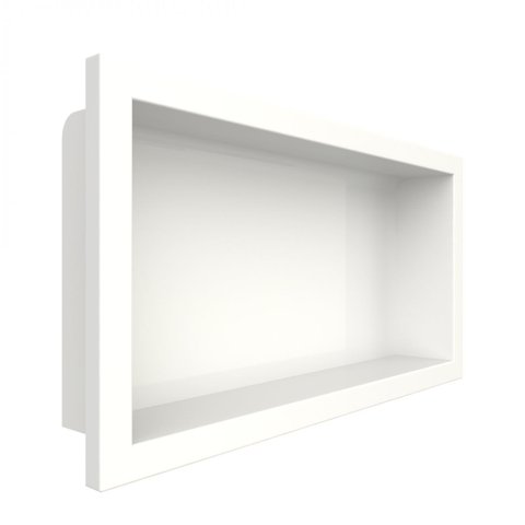 Nicho para Banheiro Mármore Sintético 63x10x33cm 