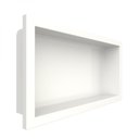 Ver imagem 1 de Nicho para Banheiro Mármore Sintético 63x10x33cm Branco