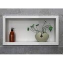 Ver imagem 2 de Nicho para Banheiro Mármore Sintético 63x10x33cm Branco