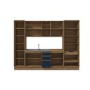 Ver imagem 3 de Cozinha Modulada Celeste Kappesberg 100% Mdf Nogueira/azul 300cm