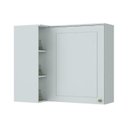 Ver imagem 1 de Armário de Cozinha Modulado Canto Reto Americana C/ 1 Porta Branco - Henn
