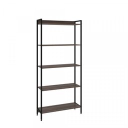 Conjunto 3 Peças com Escrivaninha e 2 Estantes Industriais Active Yescasa Marrom - 10 Conjunto 3 Peças com Escrivaninha e 2 Estantes Industriais Active Yescasa Marrom - 10