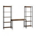 Ver imagem 2 de Conjunto 3 Peças com Escrivaninha e 2 Estantes Industriais Active Yescasa