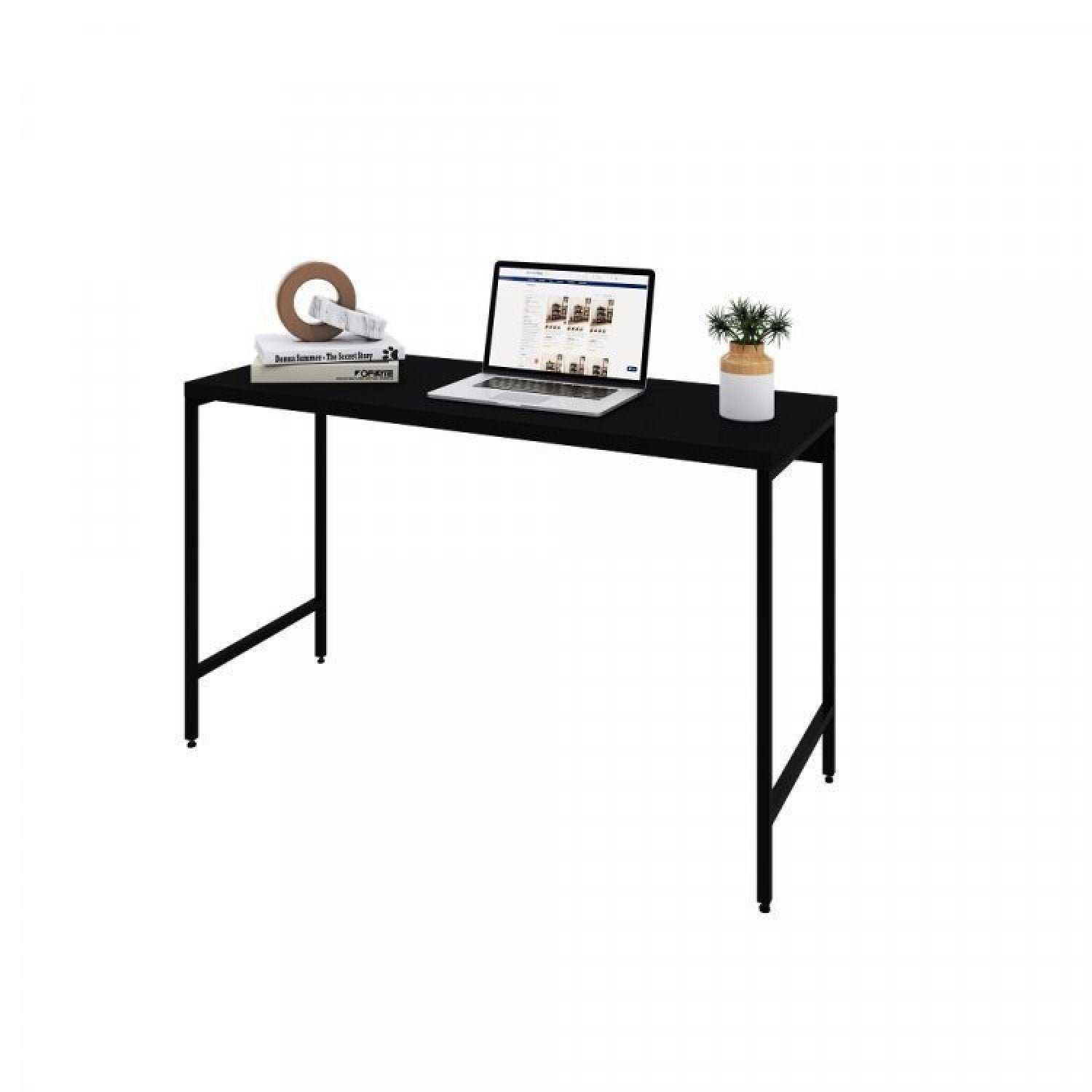 Conjunto Home Office 3 Peças com Escrivaninha e 2 Estantes Industriais Active Onix Yescasa - 7