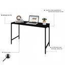 Ver imagem 6 de Conjunto 3 Peças com Escrivaninha e 2 Estantes Industriais Active Yescasa Preto