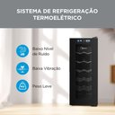 Ver mais imagens de Adega Climatizada Midea 12 Garrafas Mdrw066fgggl3 - Bivolt