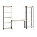 Ver imagem 2 de Conjunto 3 Peças com Escrivaninha e 2 Estantes Industriais Active Yescasa