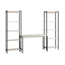 Ver imagem 2 de Kit 3 Peças com Escrivaninha e 2 Estantes Industriais Active Yescasa