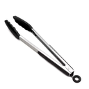 Ver imagem 2 de Jogo 2 Pinça Pegador Multiuso de Silicone 29,5 cm Preto