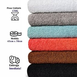 Kit 10 Tapetes Banheiro 550g/m² Extra Felpudo 45x70cm Verme. - 3