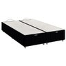 Cama Box Baú Casal Bordado Black (138x188x35) - Anjos - 2