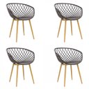 Ver imagem 1 de Kit 4 Cadeiras com Braços Clarice