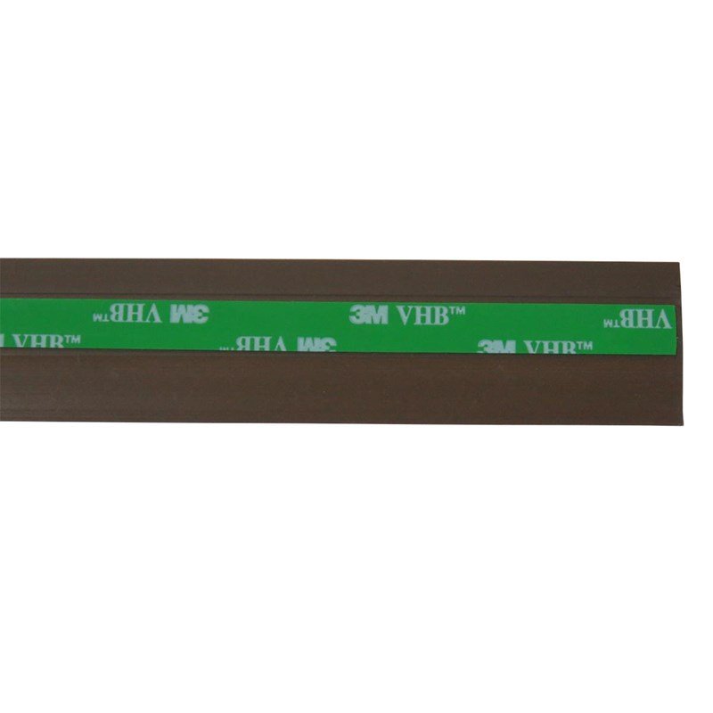 Veda Porta Adesivo Slim Contra Insetos Poeira Água Marrom 90cm - 4