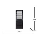 Ver imagem 3 de Porta Basculante Vidro Mini Boreal 210x90cm Ecosul Esquadrisul Abertura Direita Branco