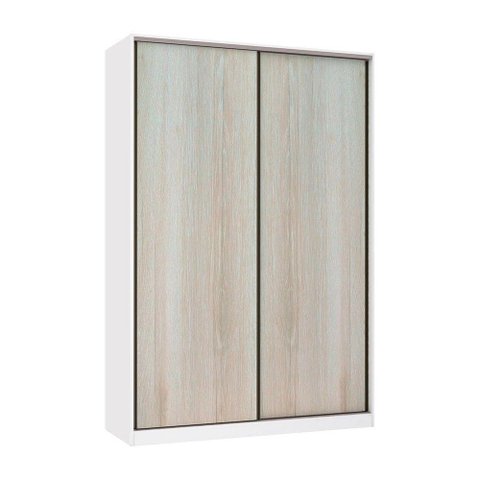 Guarda Roupa 2 Portas de Correr 3 Gavetas 159cm Prime Luciane Móveis