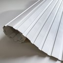 Ver imagem 1 de Painel Ripado Versátil 270x110cm: 02 Unid. (6m²) Polietileno - Talatto Painéis - Branco Tx