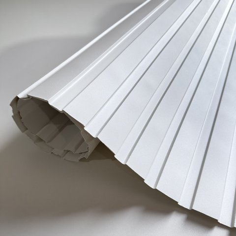 Painel Ripado Versátil 270x110cm: 02 Unid. (6m²) Polietileno - Talatto Painéis - Branco Tx