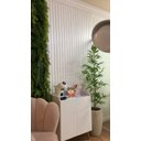 Ver imagem 5 de Painel Ripado Versátil 270x110cm: 02 Unid. (6m²) Polietileno - Talatto Painéis - Branco Tx
