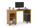Ver imagem 1 de Mesa / Escrivaninha para Computador Mi com Rodízios Cor Cinamomo