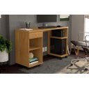 Ver imagem 2 de Mesa / Escrivaninha para Computador Mi com Rodízios Cor Cinamomo