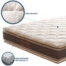 Colchao King Mola Bali Marrom Pillow Top Duplo 193x203x28 - 4